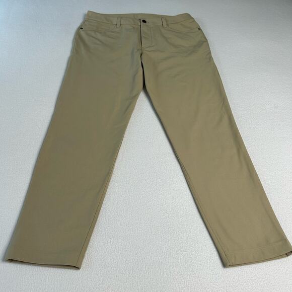 Lululemon Men's Size 32X29 ABC Slim-Fit Pant Warpstreme Trench - Picture 4 of 8
